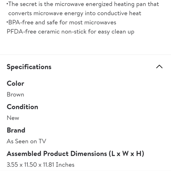 Reheatza Microwave Crisper As Seen on TV - Picture 4 of 4